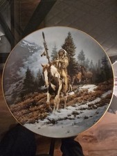 Hamilton Mystic Warriors Collection Windrider  American Indian Plate 1992
