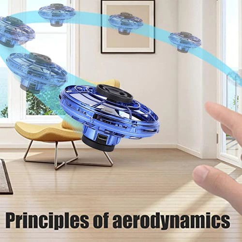 Led flying ufo spinner - ufo, –