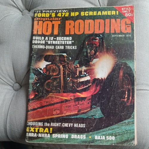 Popular hot rodding mag - hot, sept