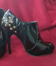 Chix Patent Black 4.5" High