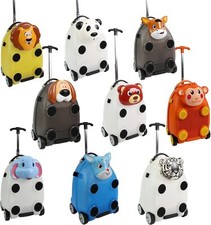 Kids suitcase with wheels and - with,