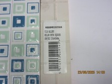 Set of 10 ceramic border tiles from Tile Gallery’s Mellow Retro Squares range.