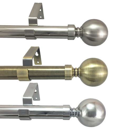 Extendable curtain pole - pole, 28mm