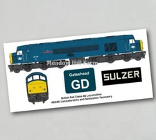 British Rail Class 46 Fridge Magnet 46026 Peak Diesel Locomotive