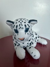 Soft Snow Leopard Plush Toy Cuddly Stuffed Animal Pre-owned 