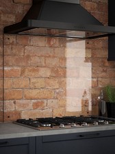 Clear Glass Kitchen Splashback