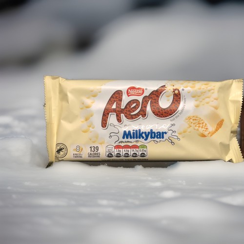 Aero milkybar white 90g - milkybar,