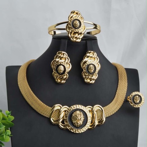 24ct gold plated dubai 4pcs - gold,