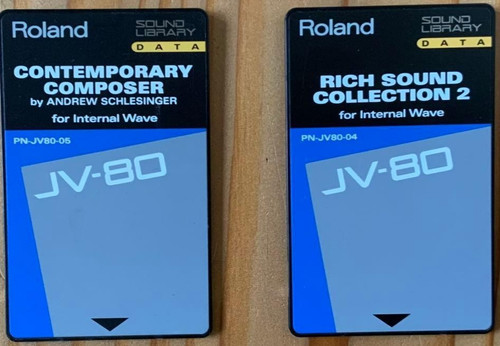 Roland sound library - roland, jv-80