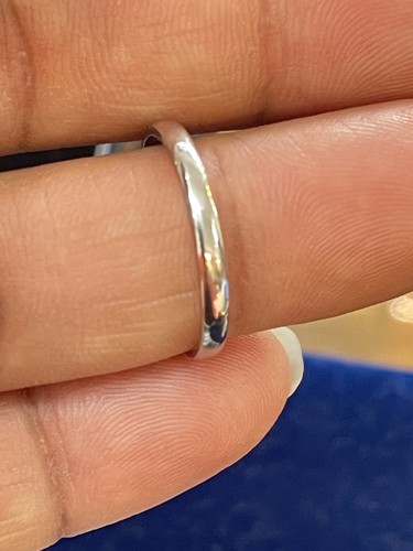 Platinum wedding band ring - band,