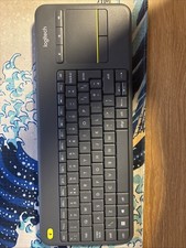 Logitech K400 Plus Wireless Touch Keyboard Black