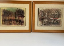 Pair Of Vintage Oil Painting