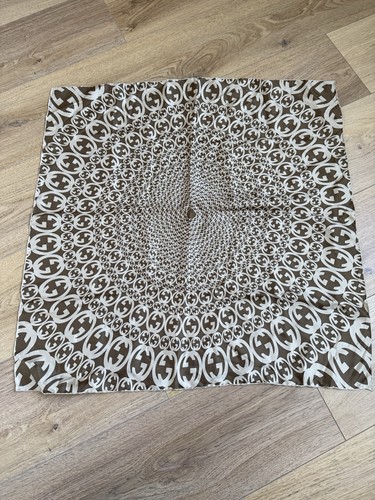 Gucci 100 silk scarf gg - 100%,