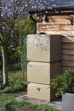 Ecosure 825 (800) Litre Extra Large Pillar Water Butt Rain Water Tank UK Made