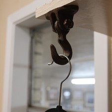 CRANE HOIST WALL HOOK,PLANT HOOK,GARDEN DECOR,ALL OCCASION GIFT,BATH DECOR, N-36