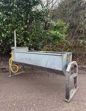 GALVANISED TIPPING WATER TROUGH LARGE CATTLE LIVESTOCK ANIMAL FARMING