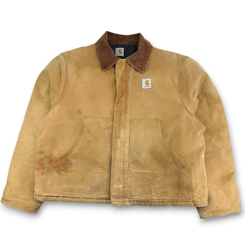 Vtg carhartt j02 brn detroit - j02,