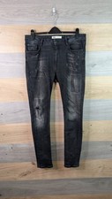 Zara Jeans Mens Size 34 Black