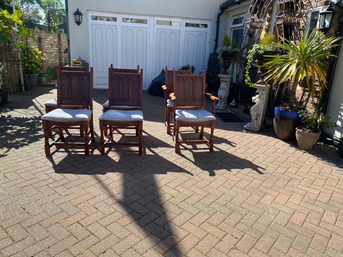 Oak dining chairs