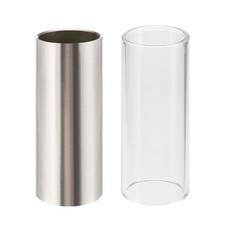 Guitar Slide, Stainless Steel Guitar Bass Slide Cylinder Tube Guitar Tone Bar