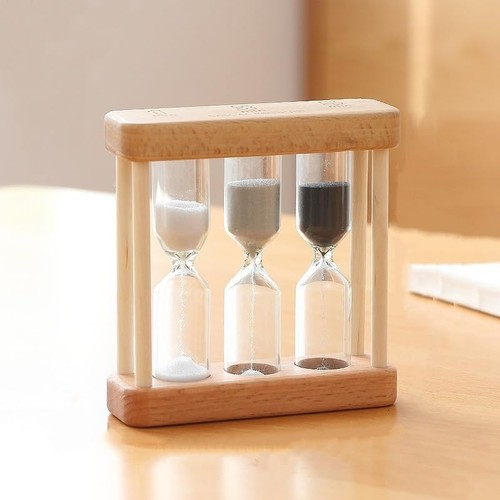 Wooden minute sand glass - sand,