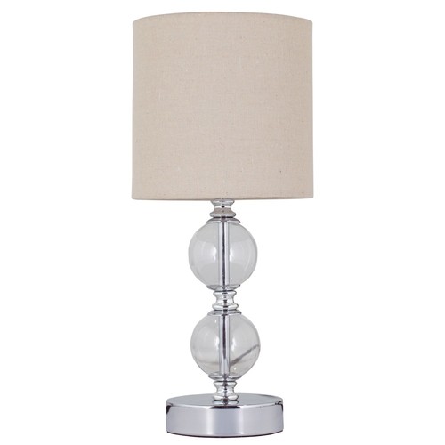 Modern chrome 35cm table lamp - modern,