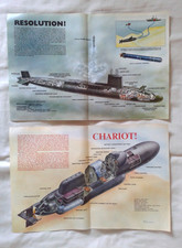 EAGLE Comic Set of 2 Submarine