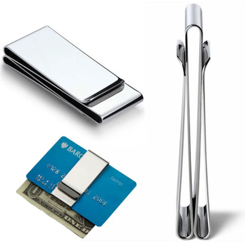 Stainless steel tri fold - stainless, money