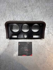 Porsche 924 centre console clock/gauge mounting panel in Brown/black 477857977C