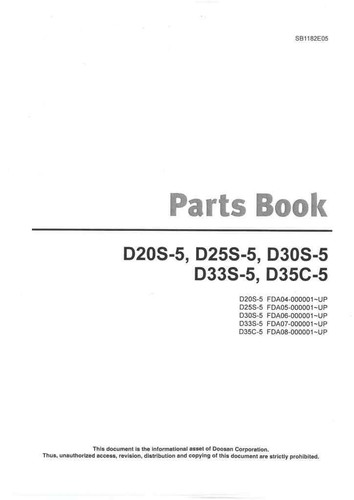Doosan forklift diesel d20s - forklift, d20s-5