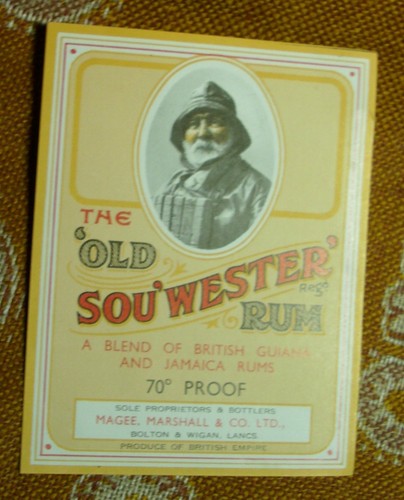 Old sou wester - sou'wester', rum