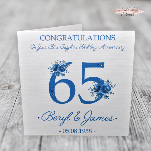 Personalised blue sapphire - personalised,