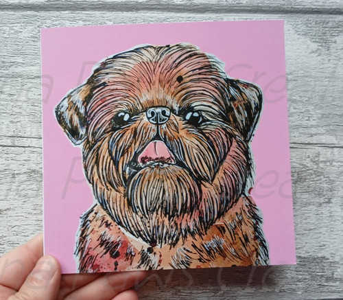 Brussels griffon greetings - brussels,