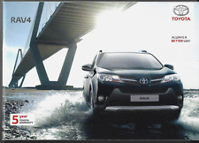 Toyota RAV4 2015 UK Market Brochure Active, Business Edition, Icon & Invincible