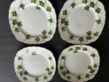 4 x Colclough Ivy Leaf  Bone