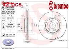 X2 PCS FRONT BRAKE DISC SET LEFT & RIGHT 09.A272.11 BREMBO I