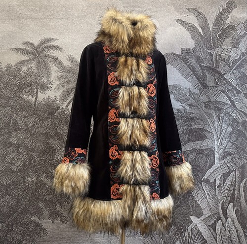 Joe browns velvet - afghan, coat