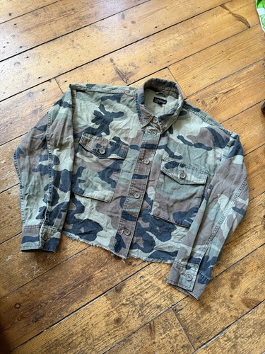 Topshop camouflage cropped - camouflage,