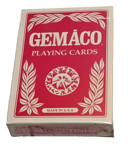 Vintage gemaco playing cards - vintage,