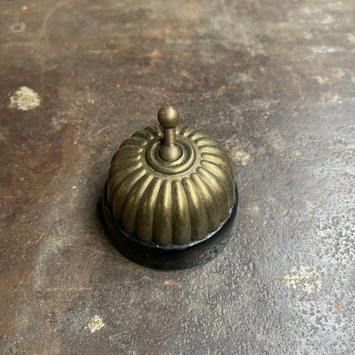 Vintage black ceramic brass - vintage, &