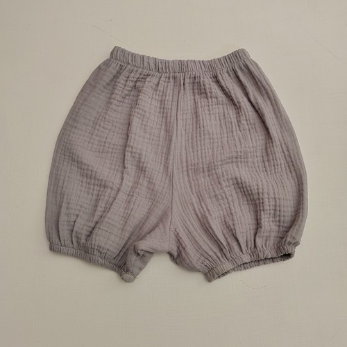Grey baby bloomers 3m - grey,