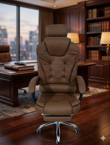Brown office chair massage - chair,