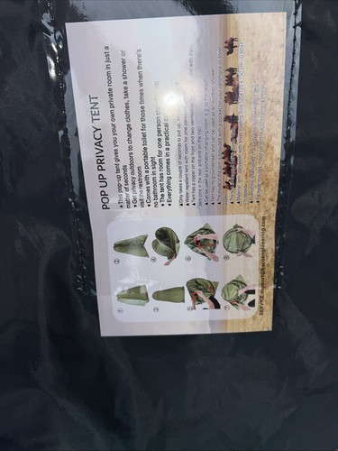 Pop privacy tent - up,