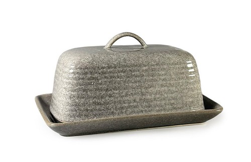Butter dish ceramic - dish, new