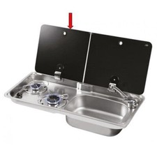 Replacement left glass - replacement, lid
