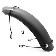 Motorbike Front Mudguard Fender Wheel Metal Matt Black Mud Flap Universal