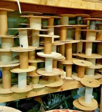 PLYWOOD CABLE DRUM REELS ALL SIZES CRAFT WIRE ROPE WORKSHOP UP CYCLE FURNITURE
