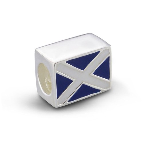 Scottish saltire flag silver - scottish,