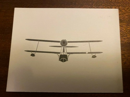 Vintage ephemera aircraft - vintage,