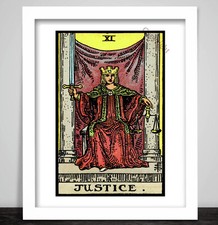 Framed Art Print Tarot Card